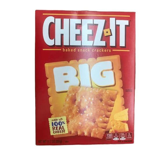 Cheez-It Baked Snack Cheese Crackers, Big Original, 11.7 oz Box - ShelHealth.Com