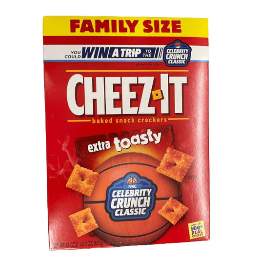 Cheez-It Cheez-It Cheese Crackers, Baked Snack Crackers, Extra Toasty, 21 Oz
