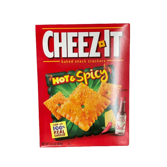 Cheez-It Cheez-It Cheese Crackers, Baked Snack Crackers, Hot and Spicy, 12.4 Oz, Box