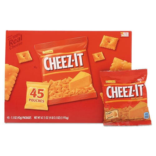 Cheez-it Crackers Original 1.5 Oz Pack 45 Packs/carton - Food Service - Sunshine®