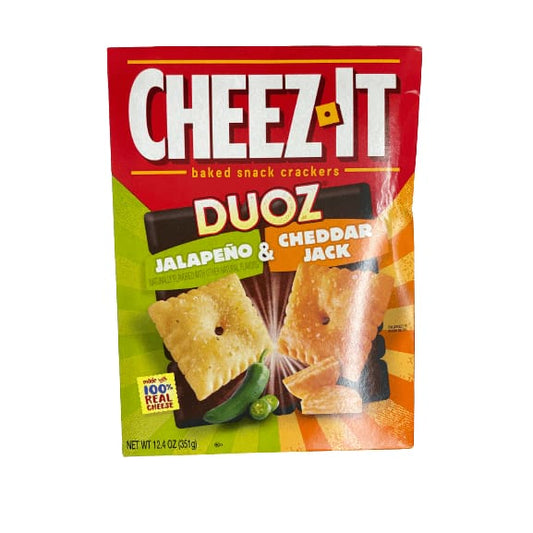 Cheez-It Cheez-It DUOZ Crackers, Baked Snack Crackers, Jalapeno Cheddar Jack, 12.4 Oz.