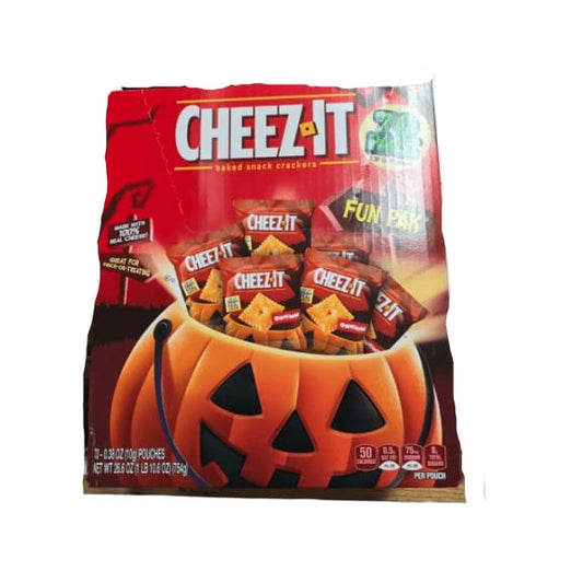 Cheez-It Halloween baked snack Crackers, 70 Count - ShelHealth.Com