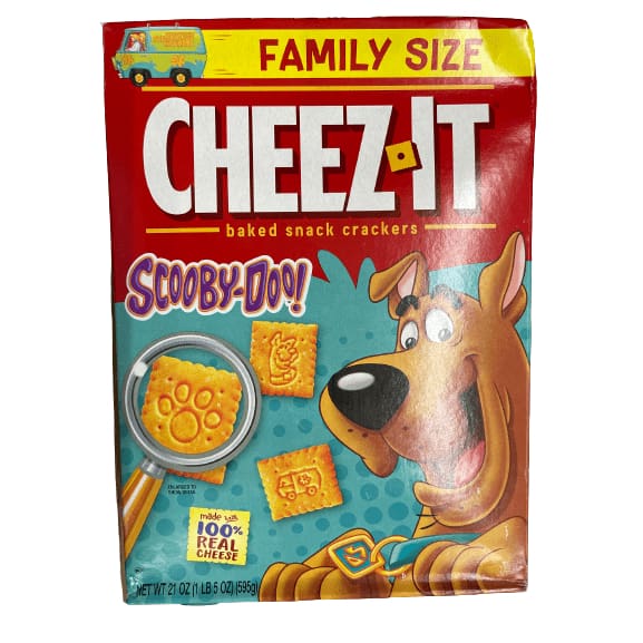 Cheez-It Cheez-It SCOOBY-DOO! Cheese Crackers, Baked Snack Crackers, Original, 21 Oz