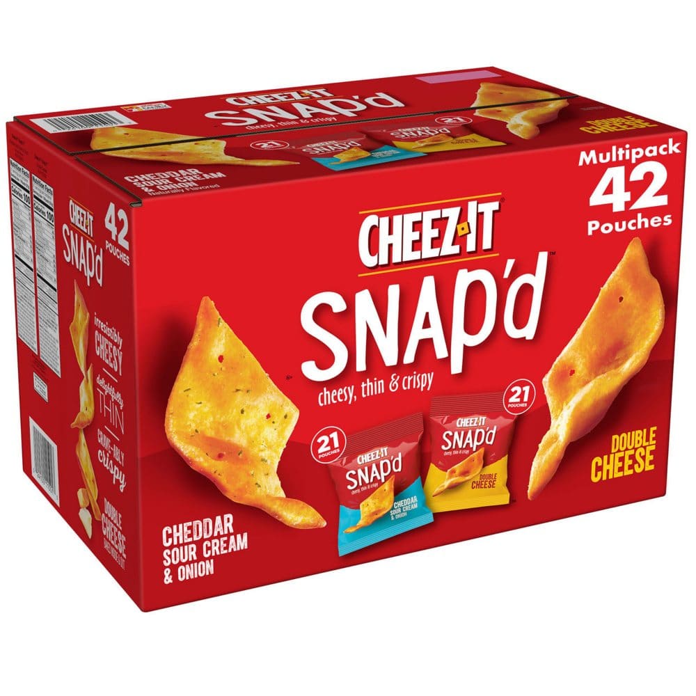 Cheez-It Snap’d Variety Pack (0.75 oz. 42 pk.) - Bulk Pantry - Cheez-It Snap’d,