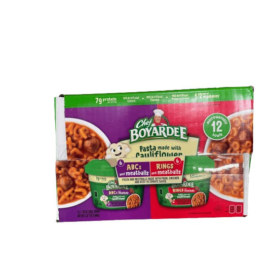 Chef Boyardee Chef Boyardee Microwave Veggie Enhanced Pasta Variety Pack, 12 x 7.25 oz.