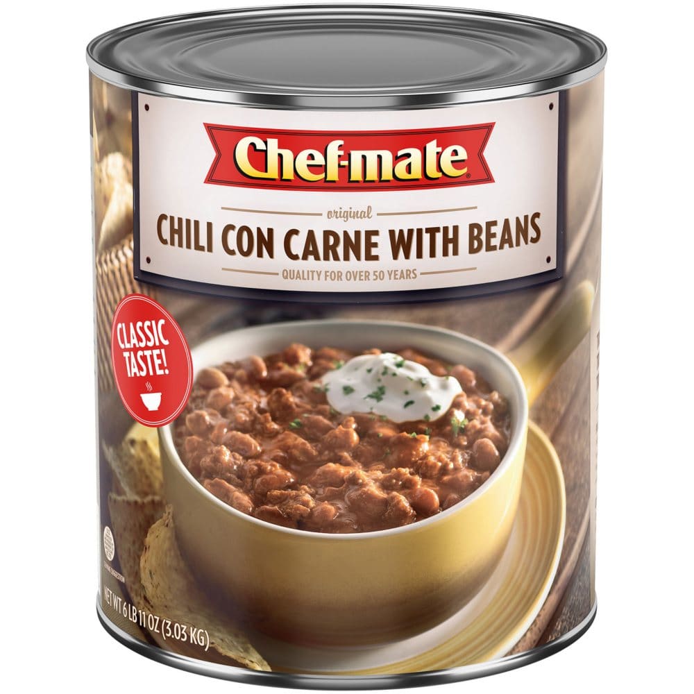 Chef-mate Chili With Beans (107 oz.) - Canned Foods & Goods - Chef-mate Chili