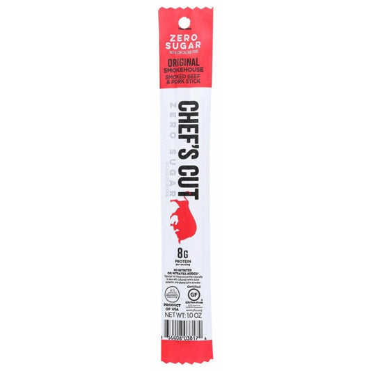 CHEF'S CUT CHEFS CUT Jerky Stick Zero Sugar, 1 oz