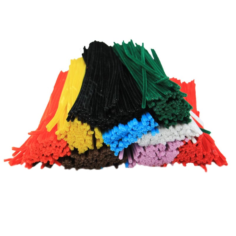 Chenille Stems 12In 1000/Box Assorted Colors (Pack of 2) - Chenille Stems - Charles Leonard