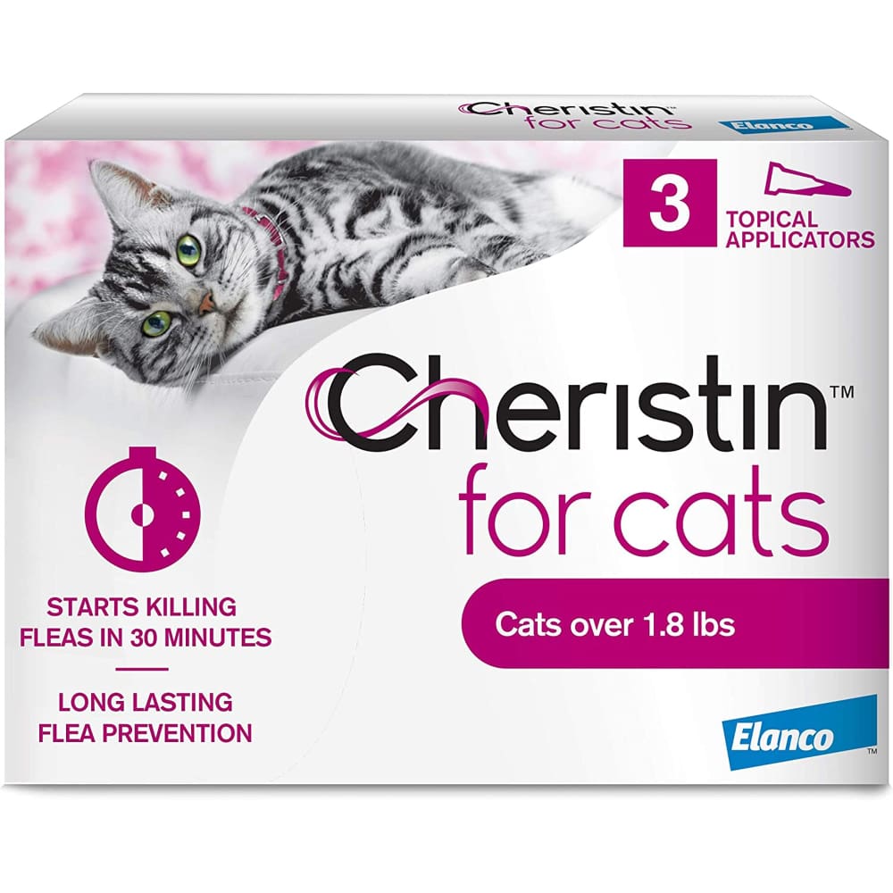Cheristin Cat Flea (3 Doses) Flea Treatment Elanco-Bayer - Pet Supplies - Cheristin