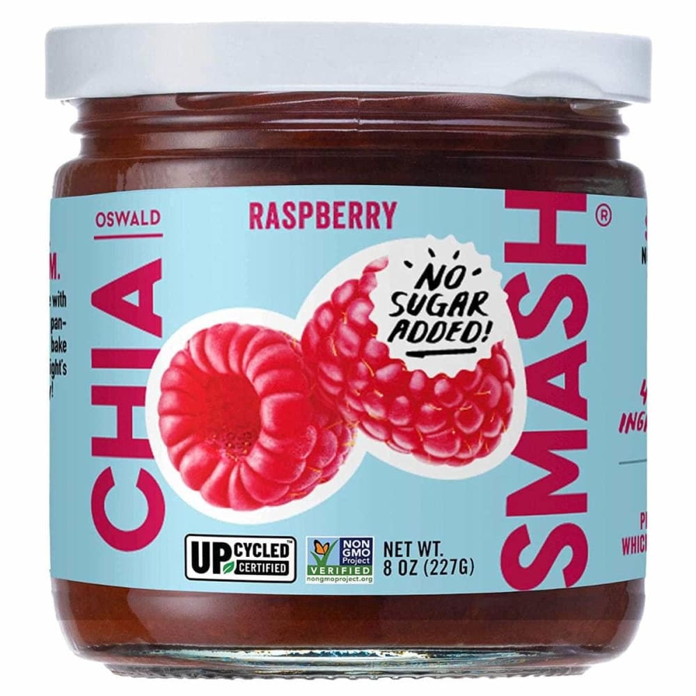 CHIA SMASH Grocery > Pantry > Jams & Jellies CHIA SMASH Chia Raspberry Jam, 8 oz