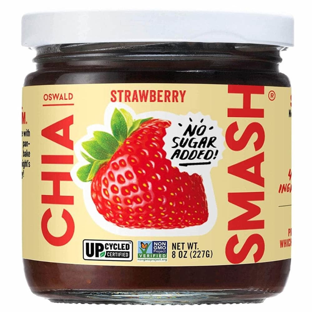 CHIA SMASH Grocery > Pantry > Jams & Jellies CHIA SMASH Chia Strawberry Jam, 8 oz
