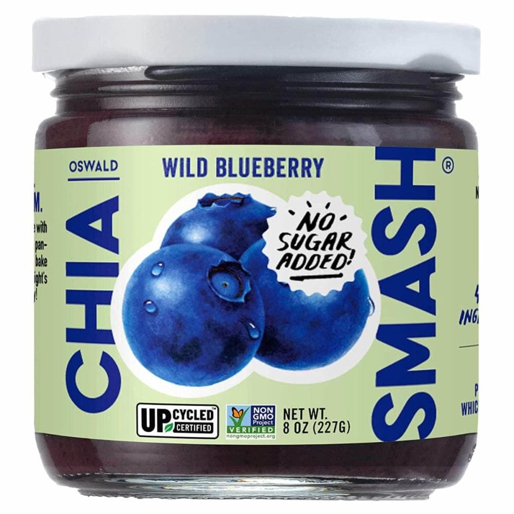 CHIA SMASH Grocery > Pantry > Jams & Jellies CHIA SMASH Chia Wild Blueberry Jam, 8 oz