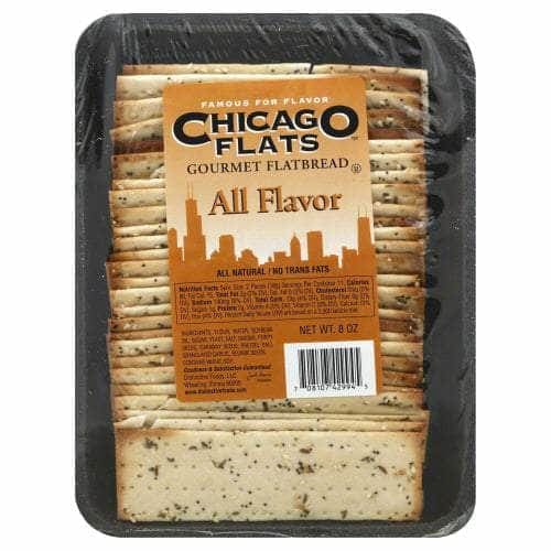 CHICAGO FLATS Grocery > Bread CHICAGO FLATS: All Flavor Gourmet Flatbread, 8 oz