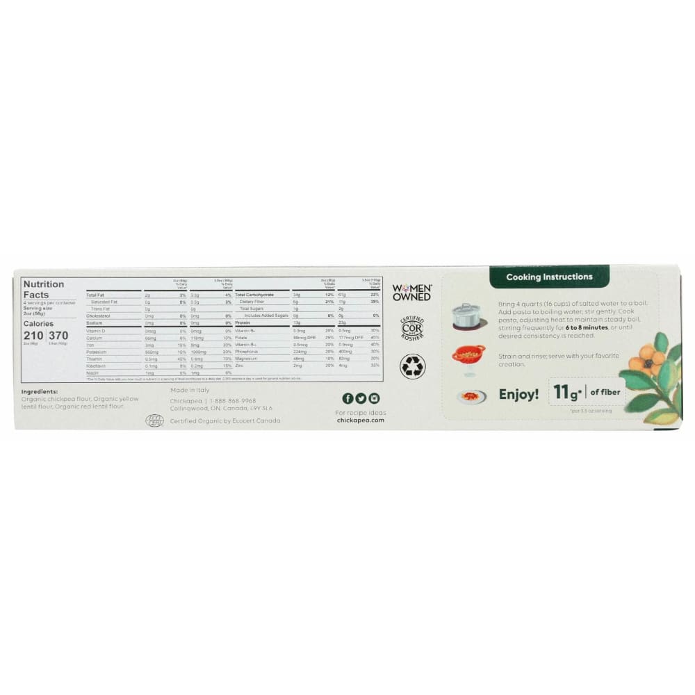 CHICKAPEA Chickapea Pasta Linguine, 8 Oz