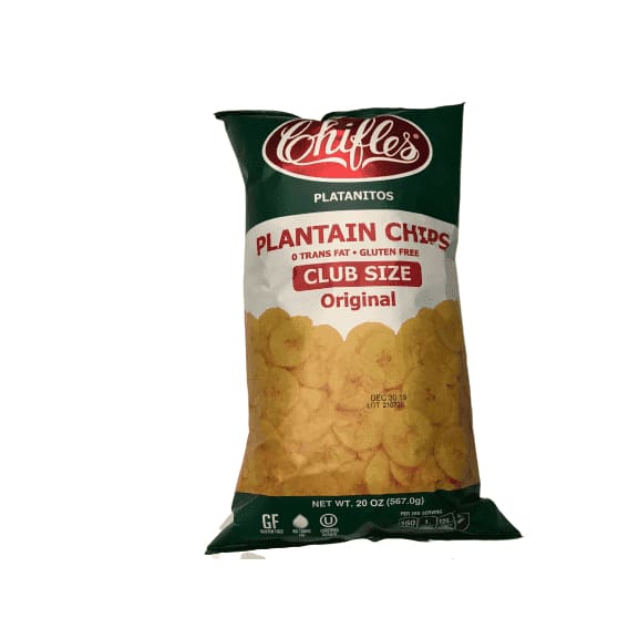 Chifles Club Size Original Plantain Chips, 20 Ounces - ShelHealth.Com
