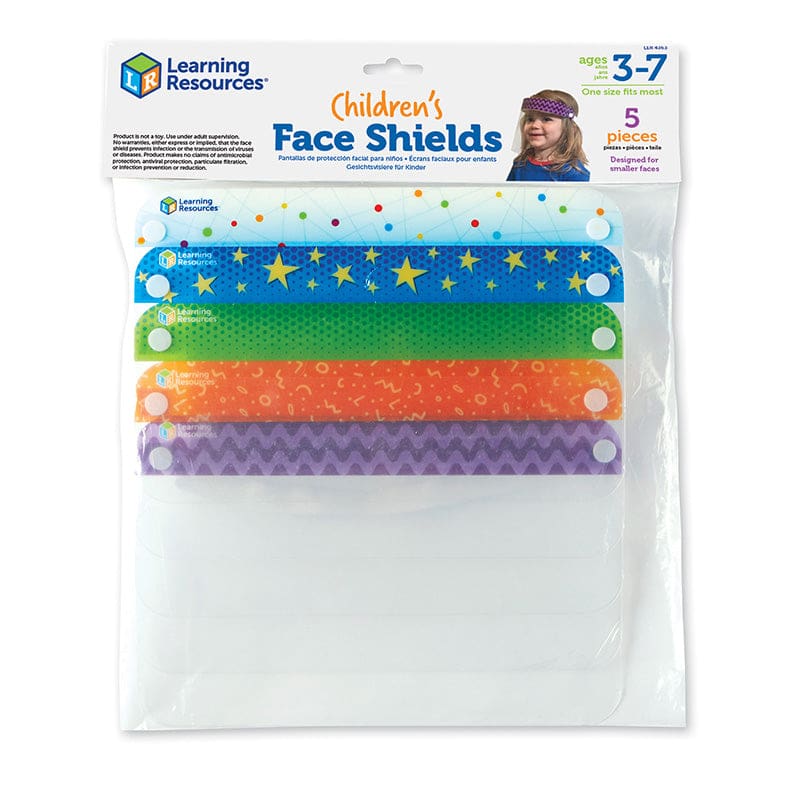 Childrens Face Shields (Pack of 2) - First Aid/Safety - Learning Resources