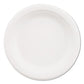 Chinet Paper Dinnerware 3-compartment Plate 9.25 Dia White 500/carton - Food Service - Chinet®