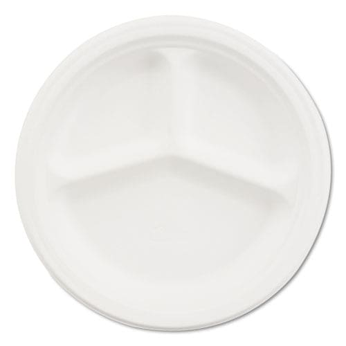 Chinet Paper Dinnerware Plate 10.5 Dia White 500/carton - Food Service - Chinet®