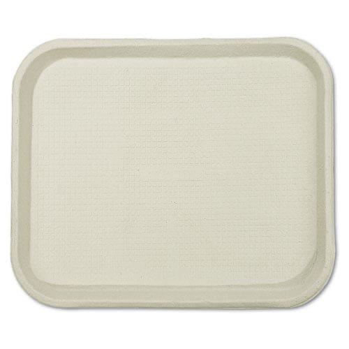 Chinet Savaday Molded Fiber Food Trays 1-compartment 9 X 12 X 1 White Paper 250/carton - Food Service - Chinet®