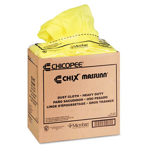 Chix Masslinn Dust Cloths 24 X 24 Yellow 50/bag 2 Bags/carton - Janitorial & Sanitation - Chix®