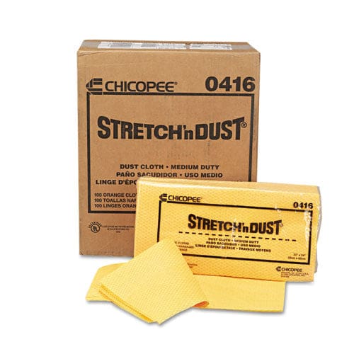 Chix Stretch ’n Dust Cloths 23.25 X 24 Orange/yellow 20/bag 5 Bags/carton - Janitorial & Sanitation - Chix®