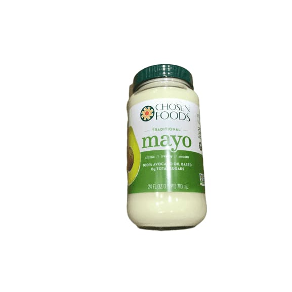 Chosen Foods Avocado Oil Traditional Mayo 24 oz. - ShelHealth.Com