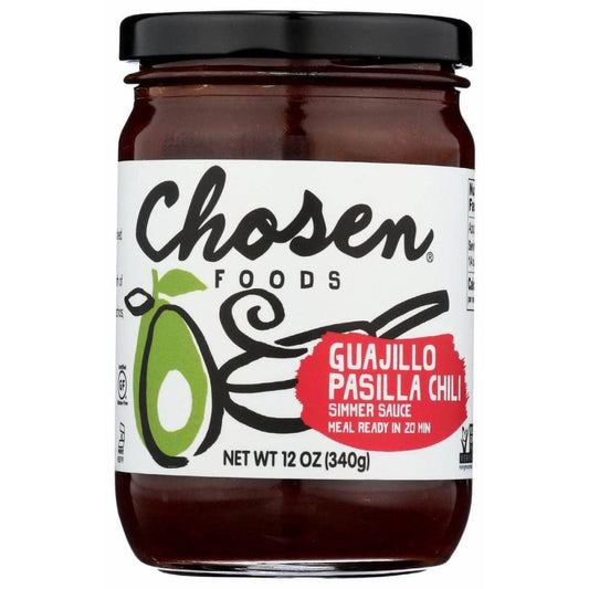 CHOSEN FOODS Chosen Foods Sauce Simmer Gaujillo Chl, 12 Oz