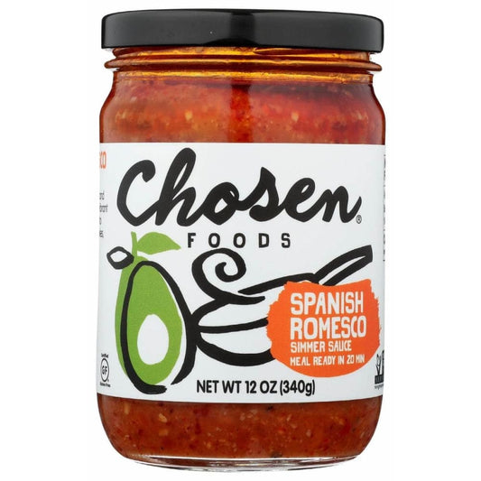 CHOSEN FOODS Chosen Foods Sauce Smr Spanish Romesco, 12 Oz