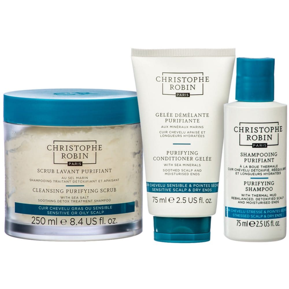 Christophe Robin Hair Detox Gift Set - Shampoo & Conditioner - Christophe Robin