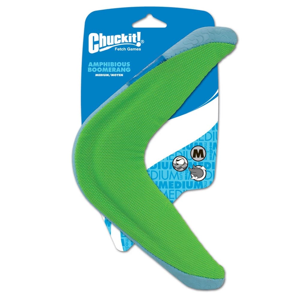 Chuckit! Amphibious Dog Toy Boomerang Assorted Medium - Pet Supplies - Chuckit!