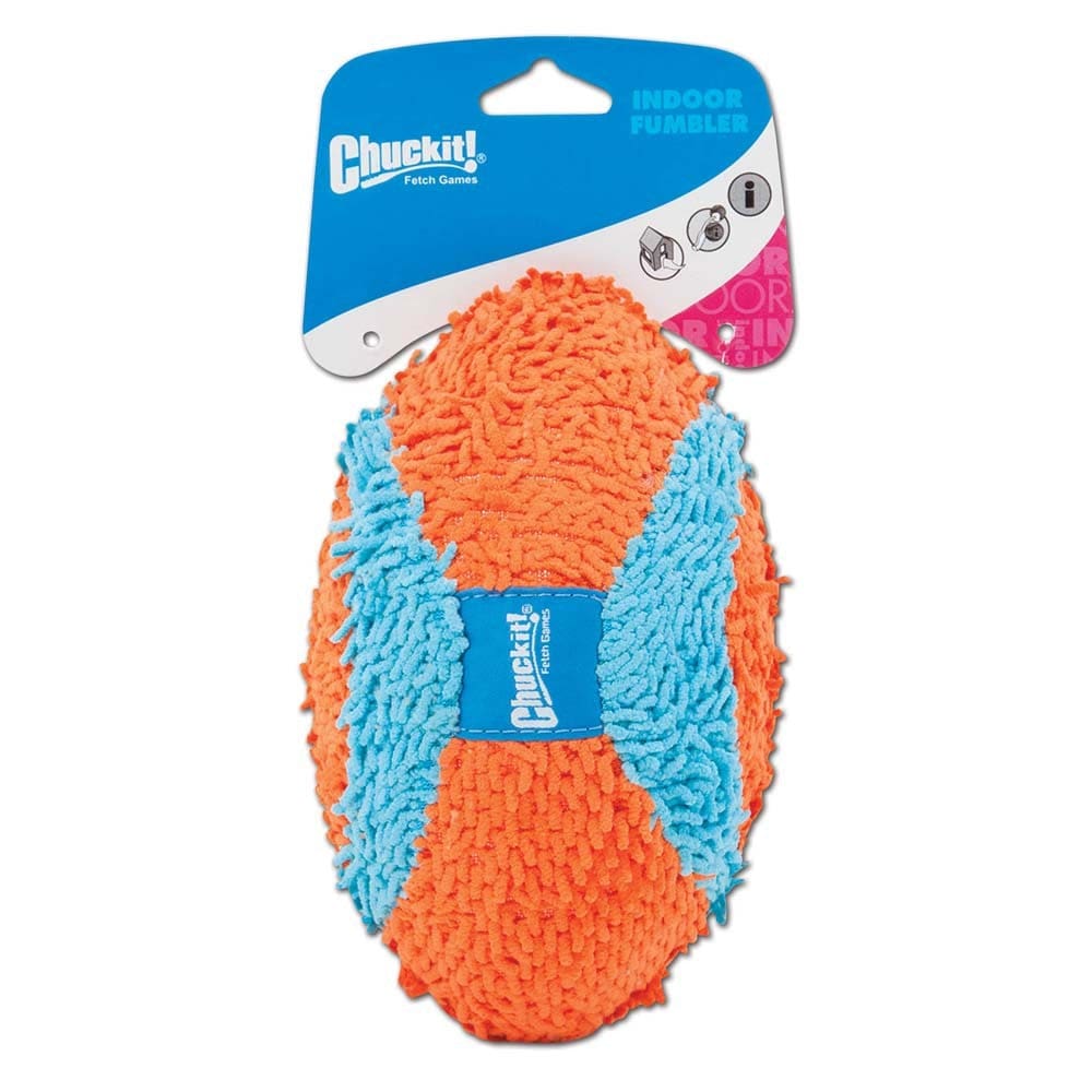 Chuckit! Indoor Fumbler Dog Toy Blue Orange Medium - Pet Supplies - Chuckit!