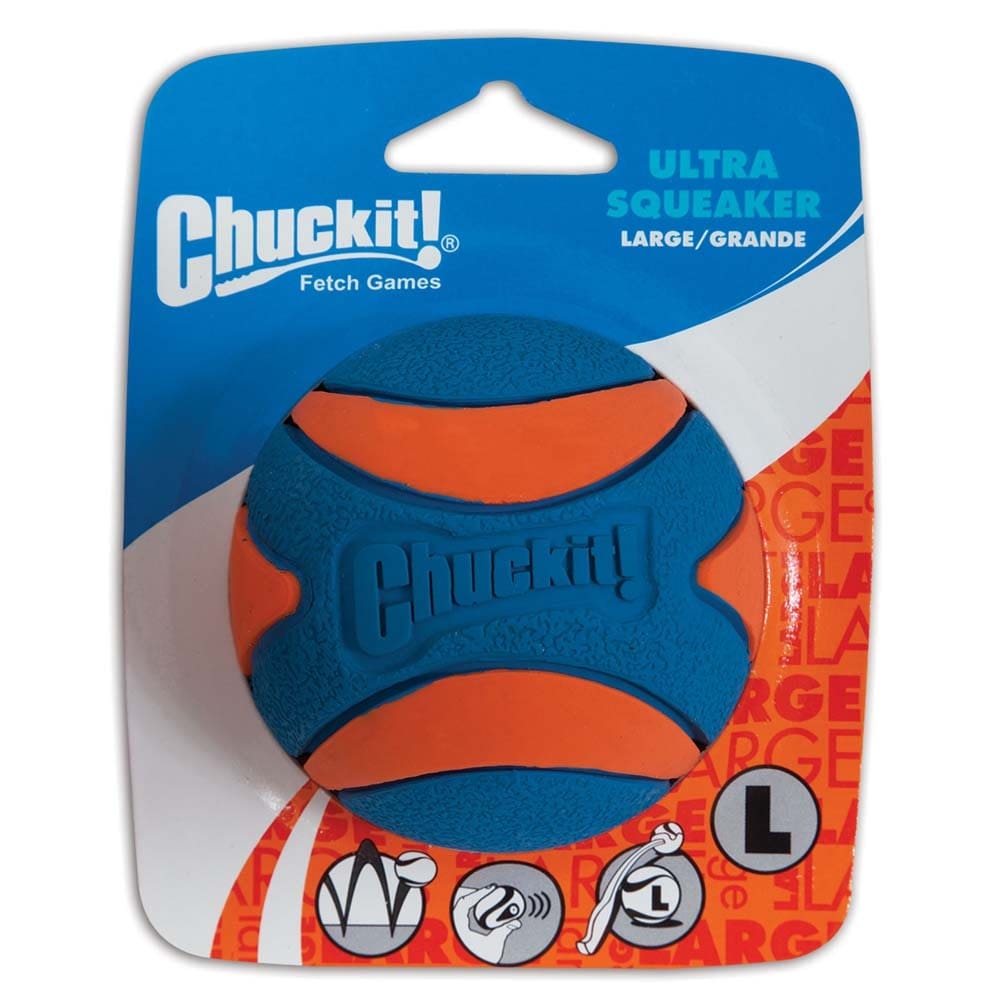 Chuckit! Ultra Squeaker Ball Dog Toy Large - Pet Supplies - Chuckit!