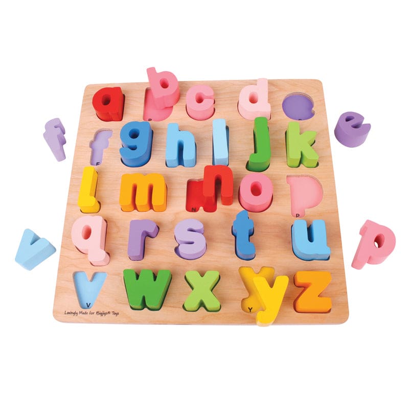 Chunky Alphabet Puzzle Lowercase - Alphabet Puzzles - Bigjigs Toys