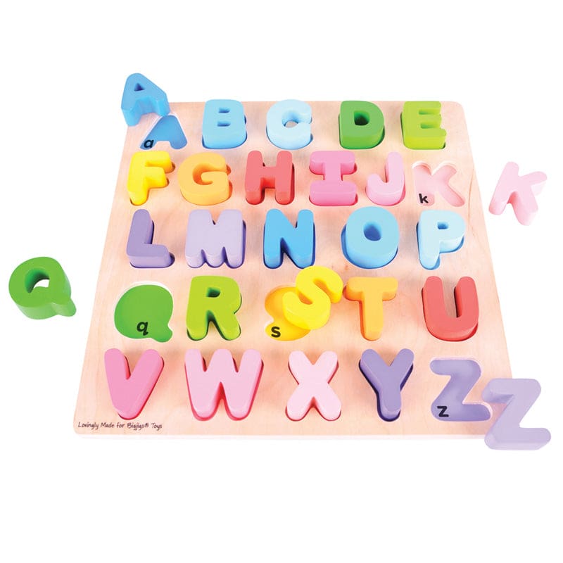 Chunky Alphabet Puzzle Uppercase - Alphabet Puzzles - Bigjigs Toys
