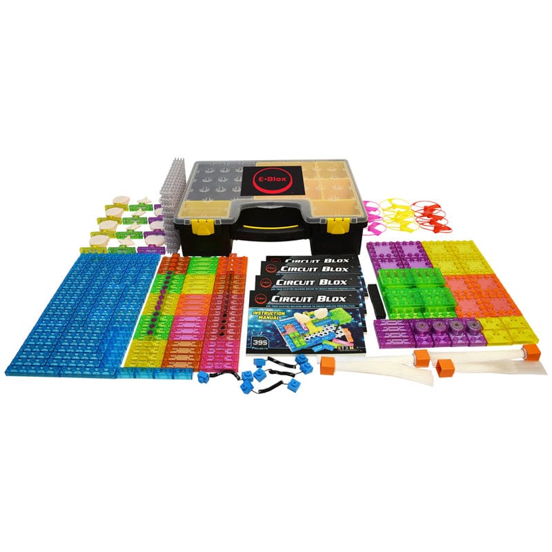 Circuit Blox 395 Classroom Set - Blocks & Construction Play - E-blox Inc.
