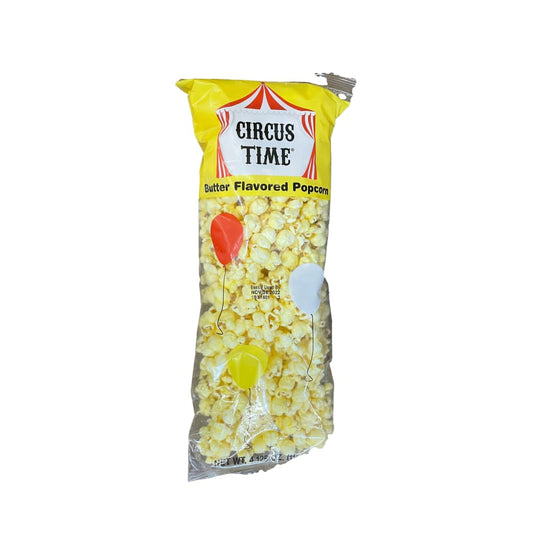 Circus Time Butter Flavored Popcorn 4.125 oz. - Circus Time