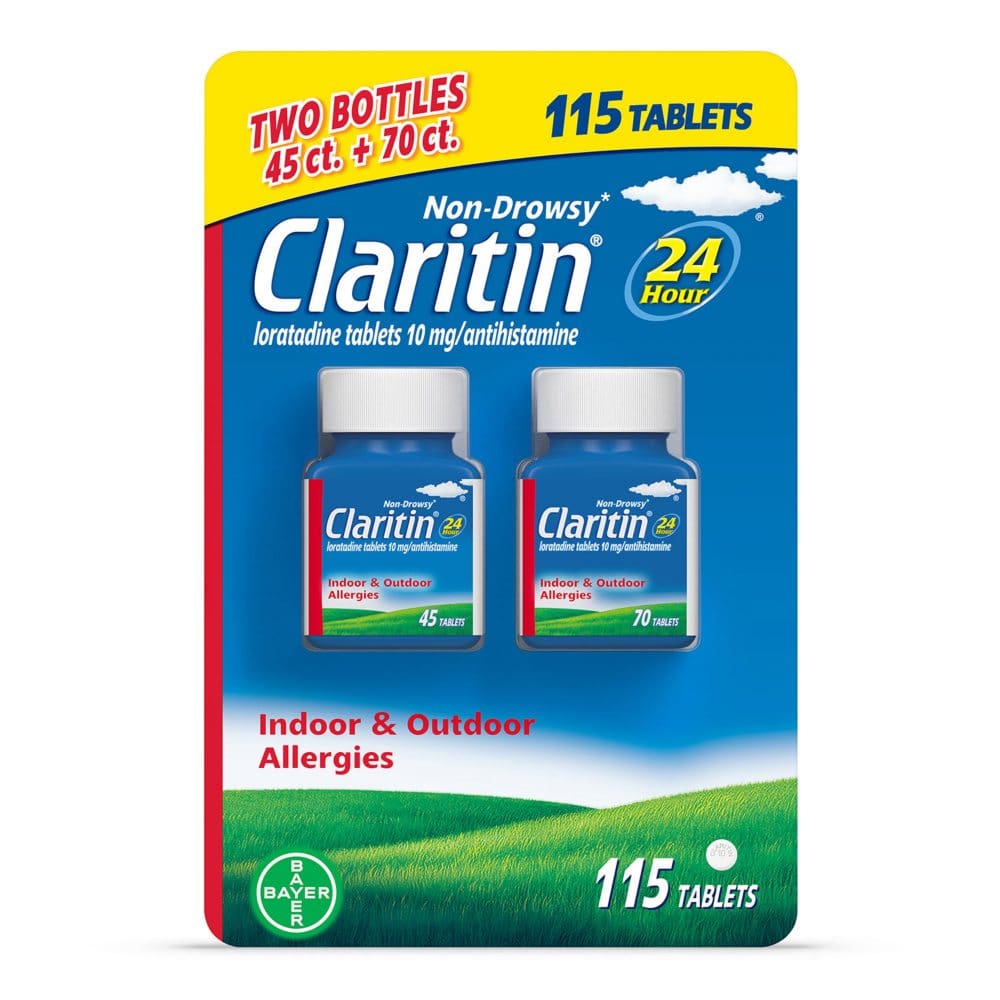 Claritin 24 Hour Non-Drowsy Allergy Medicine Tablets (115 ct.) - Allergy & Sinus - Claritin 24