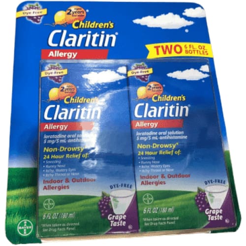 Claritin Children's Grape Syrup, 12 Ounces - ShelHealth.Com