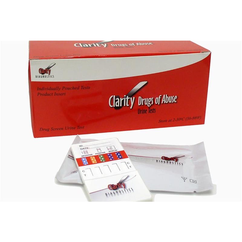 Clarity Diagnostics Drug Test Dip Card 5 Panel Bx25 Box of 25 - Item Detail - Clarity Diagnostics