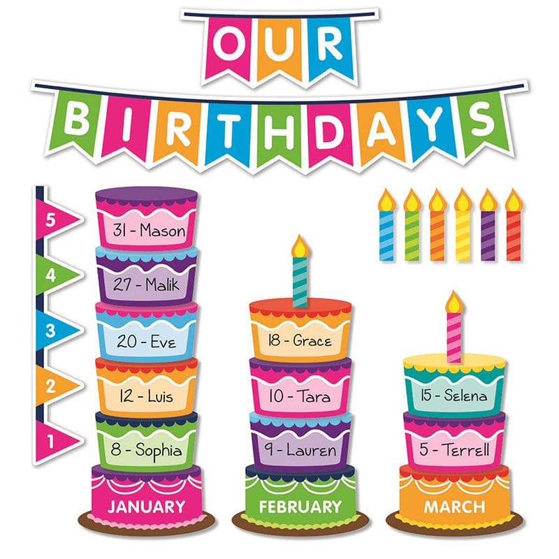 Class Birthday Graph Bb St (Pack of 3) - Classroom Theme - Scholastic Teaching Resources