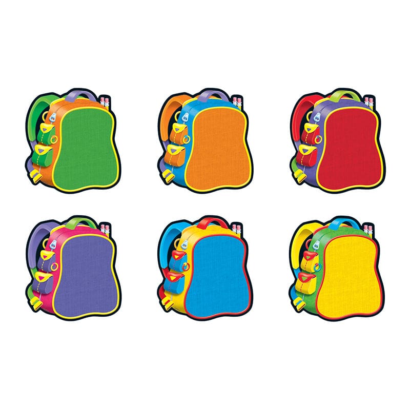 Classic Accents Bright Backpacks Variety Pks (Pack of 6) - Accents - Trend Enterprises Inc.