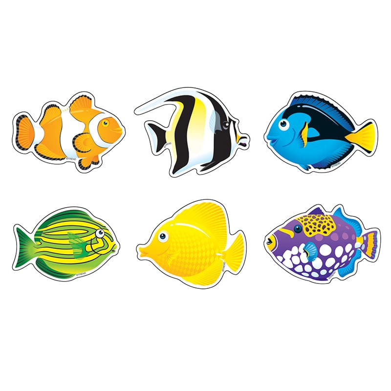 Classic Accents Mini Fish Variety Pk (Pack of 10) - Accents - Trend Enterprises Inc.