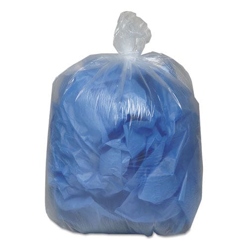 Classic Clear Linear Low-density Can Liners 10 Gal 0.6 Mil 24 X 23 Clear 25 Bags/roll 20 Rolls/carton - Janitorial & Sanitation - Classic