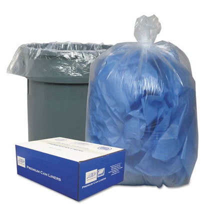 Classic Clear Linear Low-density Can Liners 30 Gal 0.71 Mil 30 X 36 Clear 25 Bags/roll 10 Rolls/carton - Janitorial & Sanitation - Classic