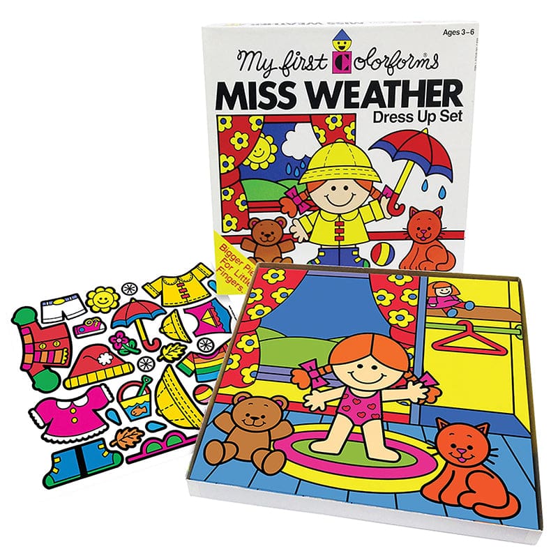 Classic Colorforms Miss Weather (Pack of 6) - Hands-On Activities - Playmonster LLC (patch)
