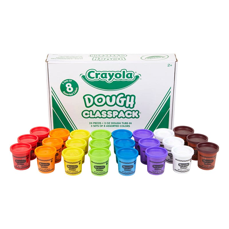 Classpack Dough 24 3Oz Tubs Asstd Colors - Dough & Dough Tools - Crayola LLC