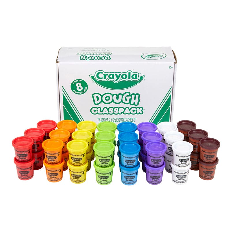 Classpack Dough 48 3Oz Tubs Asstd Colors - Dough & Dough Tools - Crayola LLC