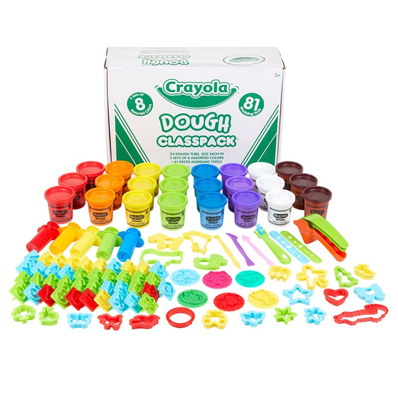 Classpack Dough With Clay Tools - Dough & Dough Tools - Crayola LLC