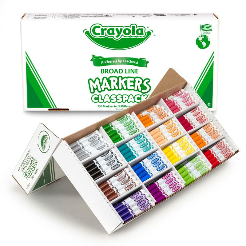 Classpack Marker 16 Colors 256 Ct - Markers - Crayola LLC