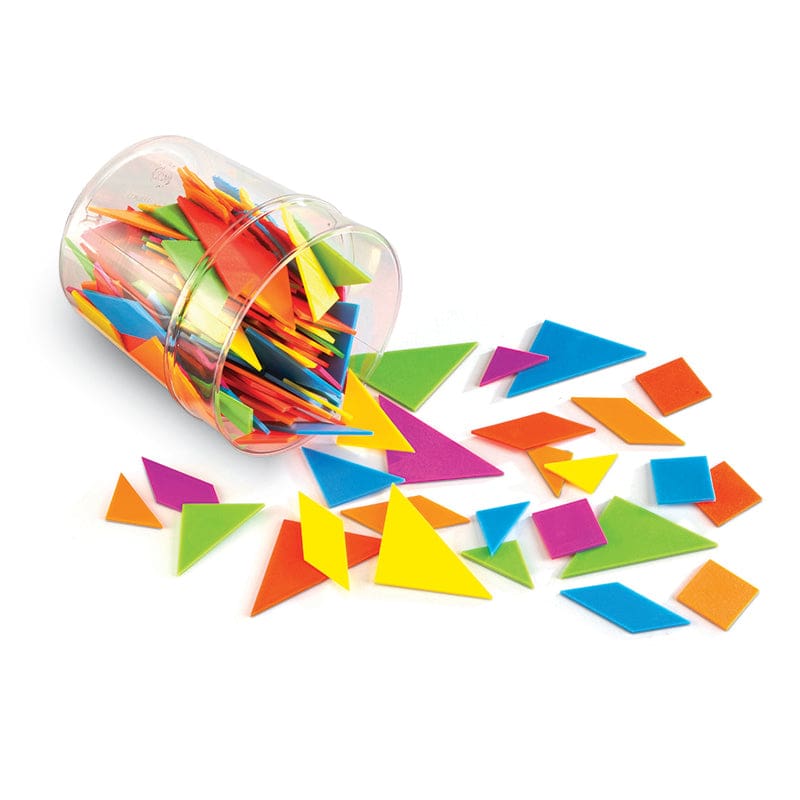 Classpack Tangrams In 6 Colors Brights - Patterning - Learning Resources